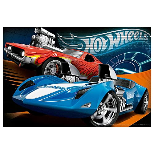 Quebra-cabeça Hot Wheels com 150 peças