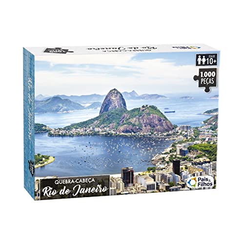Quebra-cabeça Rio de Janeiro com 1000 peças