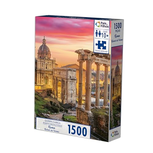 Quebra-cabeça Roma: Ruínas do Forum com 1500 peças