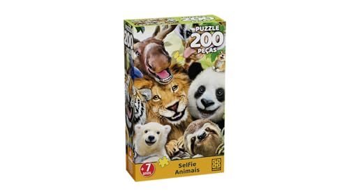 Quebra-cabeça Selfie Animal com 200 peças